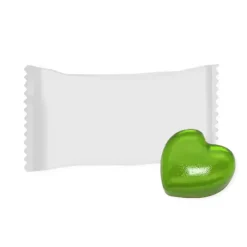 Gift Campaign Caramelle dure a forma di cuore in confezione singola personalizzata> Caramelle Personalizzate