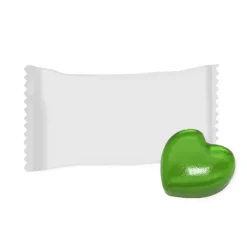 Gift Campaign Caramelle dure a forma di cuore in confezione singola personalizzata></noscript> Caramelle Personalizzate
