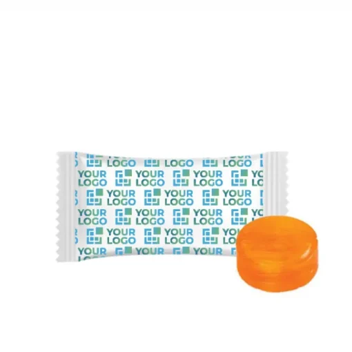 Gift Campaign Caramelle rotonde confezionate in bustine singole personalizzabili> Caramelle Personalizzate
