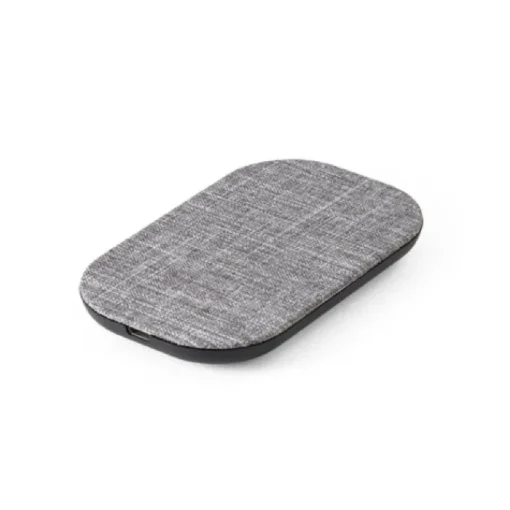 Gift Campaign Caricabatteria wireless ecologico con porta USB-C Fabric RPET> Caricabatterie