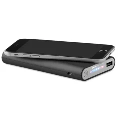 Gift Campaign Caricabatterie portatile da 8.000mAh con finitura gommata Wireless> Power Bank Personalizzati