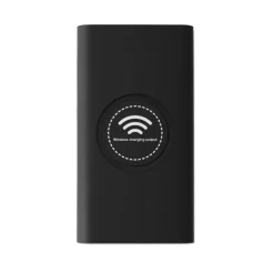 Gift Campaign Caricabatterie portatile da 8.000mAh con finitura gommata Wireless></noscript> Power Bank Personalizzati