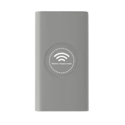 Gift Campaign Caricabatterie portatile da 8.000mAh con finitura gommata Wireless></noscript> Power Bank Personalizzati
