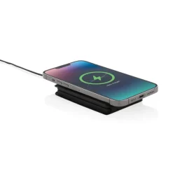 Gift Campaign Caricabatterie wireless 3 in 1 pieghevole con supporto per cellulare> Caricabatterie