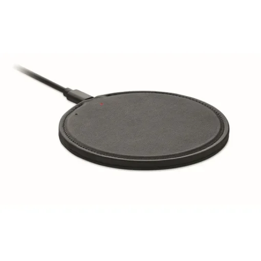 Gift Campaign Caricabatterie wireless a ricarica rapida in plastica riciclata da 15W> Caricabatterie