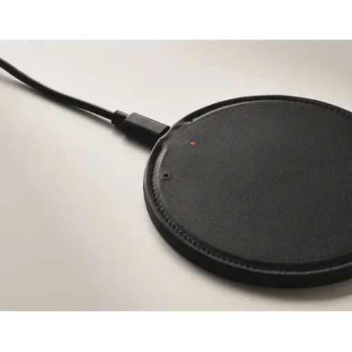 Gift Campaign Caricabatterie wireless a ricarica rapida in plastica riciclata da 15W> Caricabatterie