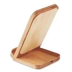 Gift Campaign Caricabatterie wireless con supporto in bambù 5W Natura Stand></noscript> Caricabatterie|Gadget Per L'Ufficio