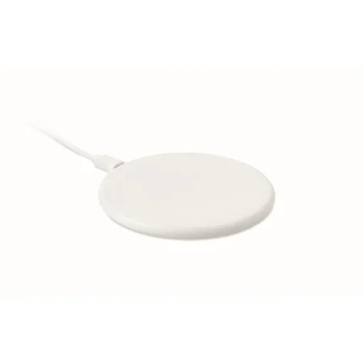 Gift Campaign Caricabatterie wireless con logo in ABS riciclato da 10W Recyclemate> Gadget Ecologici|Caricabatterie