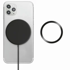 Gift Campaign Caricabatterie wireless magnetico con logo in ABS da 10W Circle> Caricabatterie