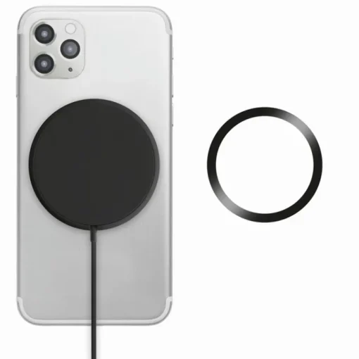 Gift Campaign Caricabatterie wireless magnetico con logo in ABS da 10W Circle> Caricabatterie