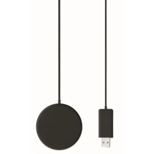 Gift Campaign Caricabatterie wireless magnetico con logo in ABS da 10W Circle> Caricabatterie