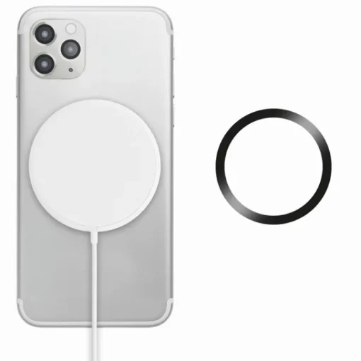 Gift Campaign Caricabatterie wireless magnetico con logo in ABS da 10W Circle> Caricabatterie