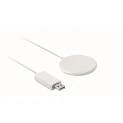 Gift Campaign Caricabatterie wireless magnetico con logo in ABS da 10W Circle></noscript> Caricabatterie