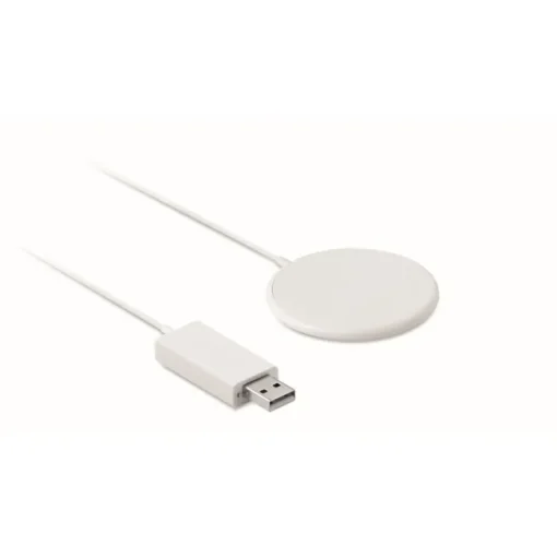 Gift Campaign Caricabatterie wireless magnetico con logo in ABS da 10W Circle> Caricabatterie