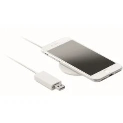 Gift Campaign Caricabatterie wireless magnetico con logo in ABS da 10W Circle></noscript> Caricabatterie
