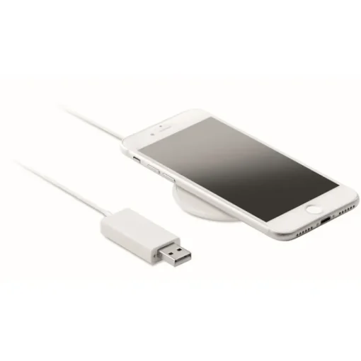 Gift Campaign Caricabatterie wireless magnetico con logo in ABS da 10W Circle> Caricabatterie