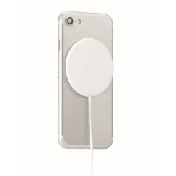 Gift Campaign Caricabatterie wireless magnetico con logo in ABS da 10W Circle></noscript> Caricabatterie