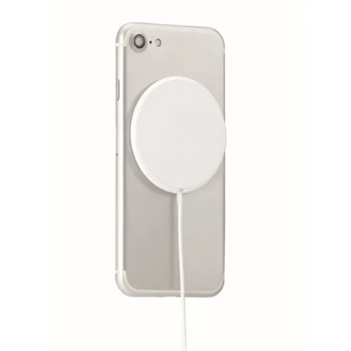 Gift Campaign Caricabatterie wireless magnetico con logo in ABS da 10W Circle> Caricabatterie