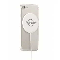 Gift Campaign Caricabatterie wireless magnetico con logo in ABS da 10W Circle></noscript> Caricabatterie