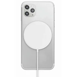Gift Campaign Caricabatterie wireless magnetico con logo in ABS da 10W Circle></noscript> Caricabatterie