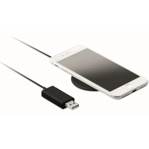 Gift Campaign Caricabatterie wireless magnetico con logo in ABS da 10W Circle> Caricabatterie