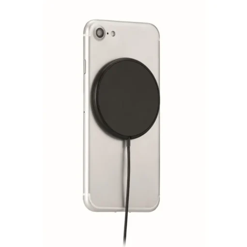 Gift Campaign Caricabatterie wireless magnetico con logo in ABS da 10W Circle> Caricabatterie