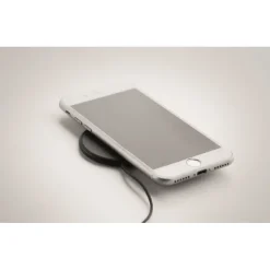 Gift Campaign Caricabatterie wireless magnetico con logo in ABS da 10W Circle></noscript> Caricabatterie