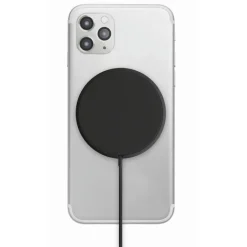 Gift Campaign Caricabatterie wireless magnetico con logo in ABS da 10W Circle></noscript> Caricabatterie
