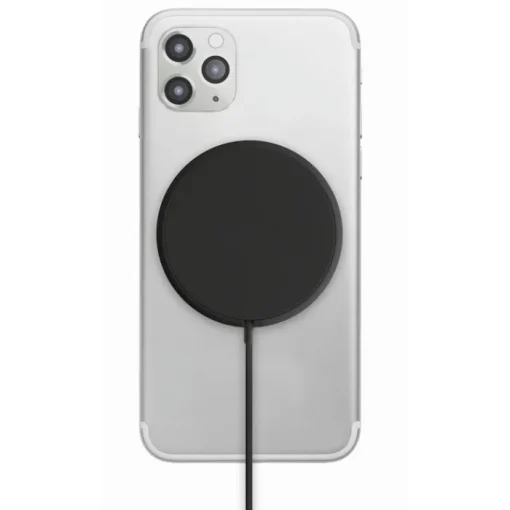 Gift Campaign Caricabatterie wireless magnetico con logo in ABS da 10W Circle> Caricabatterie