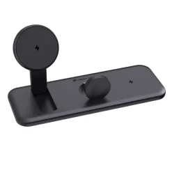 Gift Campaign Caricatore magnetico 3 in 1 con ricarica wireless magnetica 15W> Caricabatterie