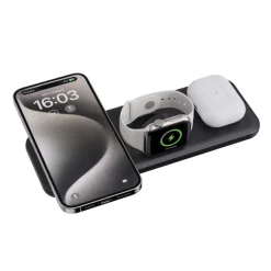 Gift Campaign Caricatore magnetico 3 in 1 con ricarica wireless magnetica 15W></noscript> Caricabatterie