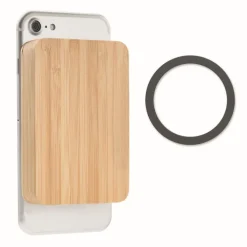 Gift Campaign Caricatore magnetico in bambù 10W con powerbank da 4000 mAh Power> Caricabatterie
