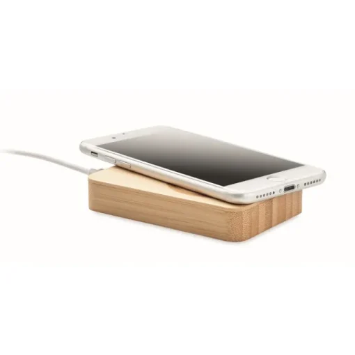 Gift Campaign Caricatore magnetico in bambù 10W con powerbank da 4000 mAh Power> Caricabatterie