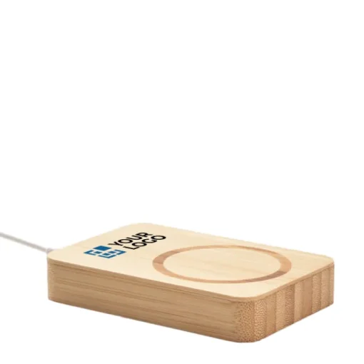 Gift Campaign Caricatore magnetico in bambù 10W con powerbank da 4000 mAh Power> Caricabatterie