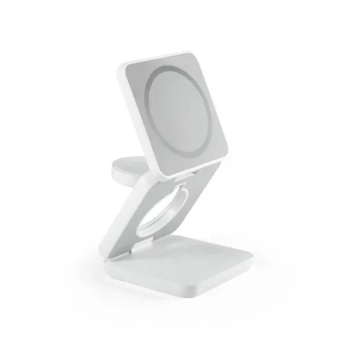 Gift Campaign Caricatore magnetico pieghevole in ABS riciclato per 3 dispositivi> Caricabatterie