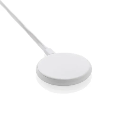 Gift Campaign Caricatore magnetico wireless in plastica riciclata certificata da 15W> Caricabatterie
