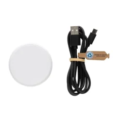 Gift Campaign Caricatore magnetico wireless in plastica riciclata certificata da 15W></noscript> Caricabatterie