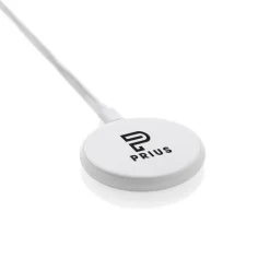 Gift Campaign Caricatore magnetico wireless in plastica riciclata certificata da 15W></noscript> Caricabatterie
