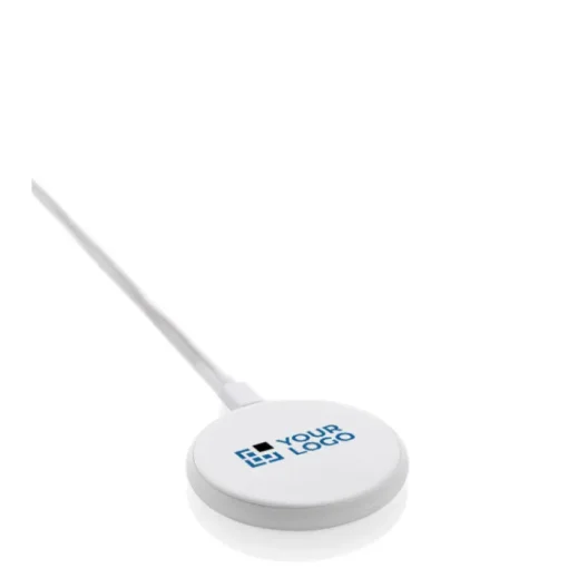 Gift Campaign Caricatore magnetico wireless in plastica riciclata certificata da 15W> Caricabatterie