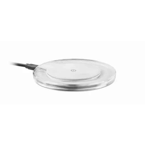 Gift Campaign Caricatore promozionale rotondo che si illumina da 10W LightPad Ultra> Caricabatterie