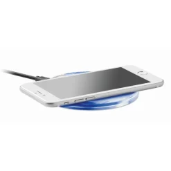 Gift Campaign Caricatore promozionale rotondo che si illumina da 10W LightPad Ultra></noscript> Caricabatterie