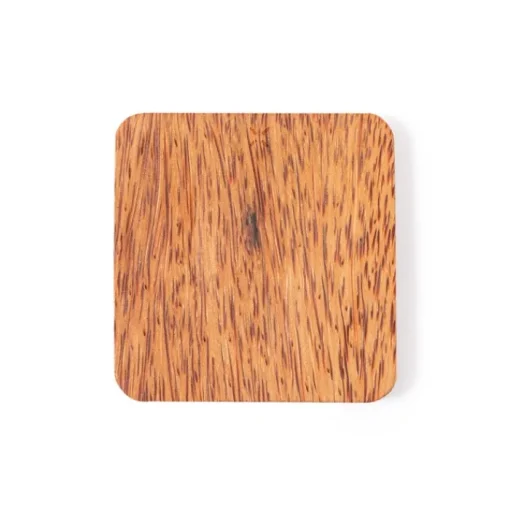 Gift Campaign Caricatore quadrato in noce di coccoCaribatterie wireless Coco> Caricabatterie