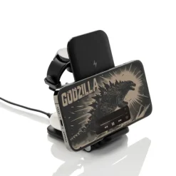 Gift Campaign Caricatore wireless 3 in 1 in alluminio riciclabile da 15W> Caricabatterie