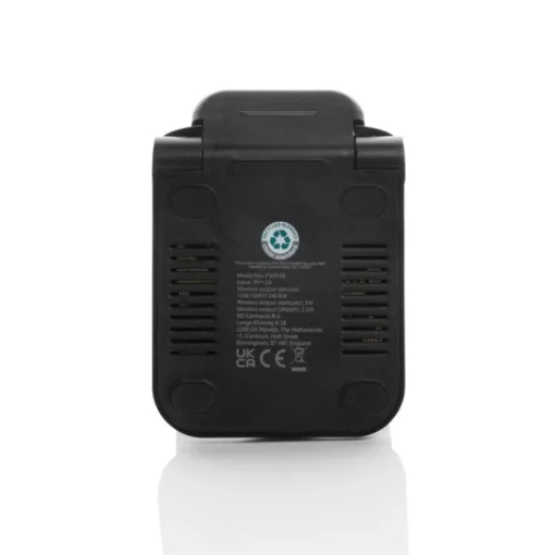 Gift Campaign Caricatore wireless 3 in 1 in alluminio riciclabile da 15W> Caricabatterie