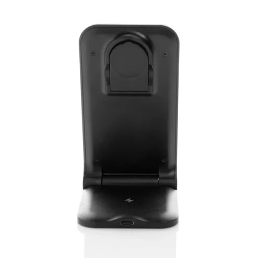 Gift Campaign Caricatore wireless 3 in 1 in alluminio riciclabile da 15W> Caricabatterie