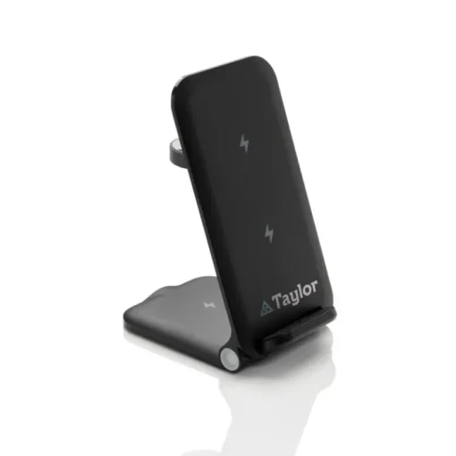 Gift Campaign Caricatore wireless 3 in 1 in alluminio riciclabile da 15W> Caricabatterie