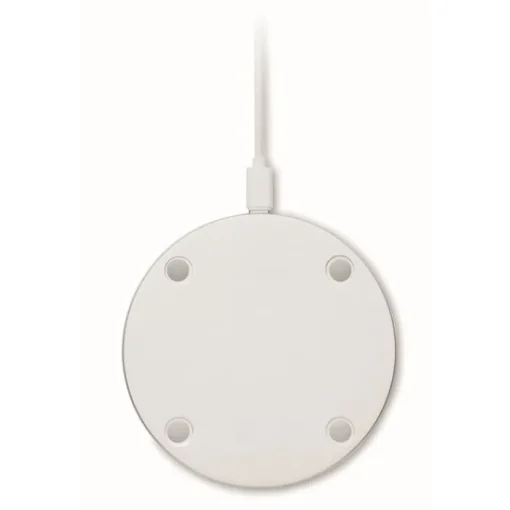 Gift Campaign Caricatore wireless con dettaglio superiore in di noce 15W> Caricabatterie