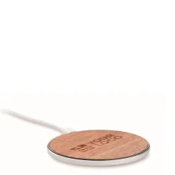 Gift Campaign Caricatore wireless con dettaglio superiore in di noce 15W></noscript> Caricabatterie