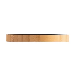 Gift Campaign Caricatore wireless da 15W in bambù con logo luminoso se inciso> Caricabatterie