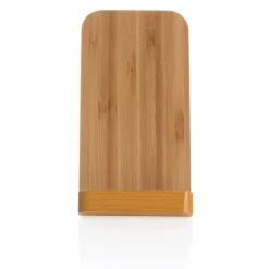 Gift Campaign Caricatore wireless in bambù con supporto 5W Natura Stand FSC> Caricabatterie